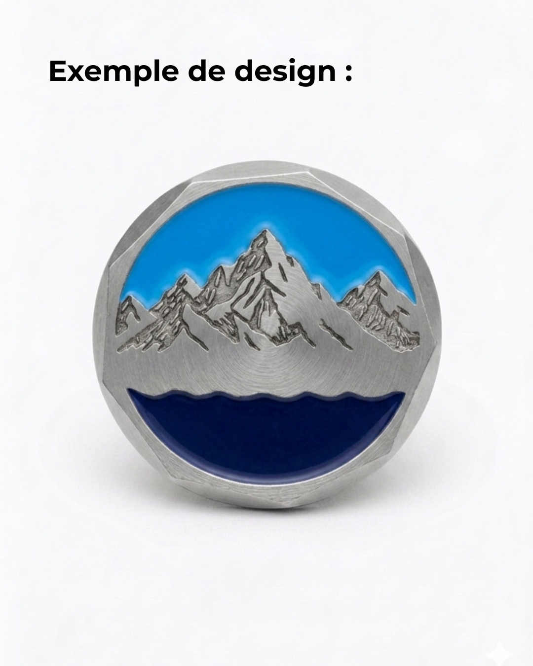 Marque Balle Personnalisable Inox Facette – Image 3