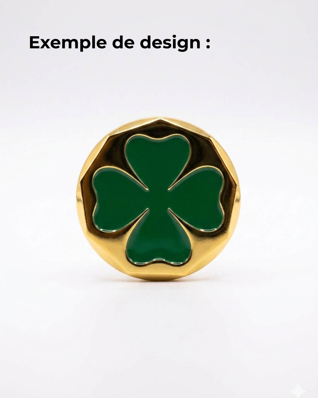Marque Balle Personnalisable Laiton Facette – Image 2