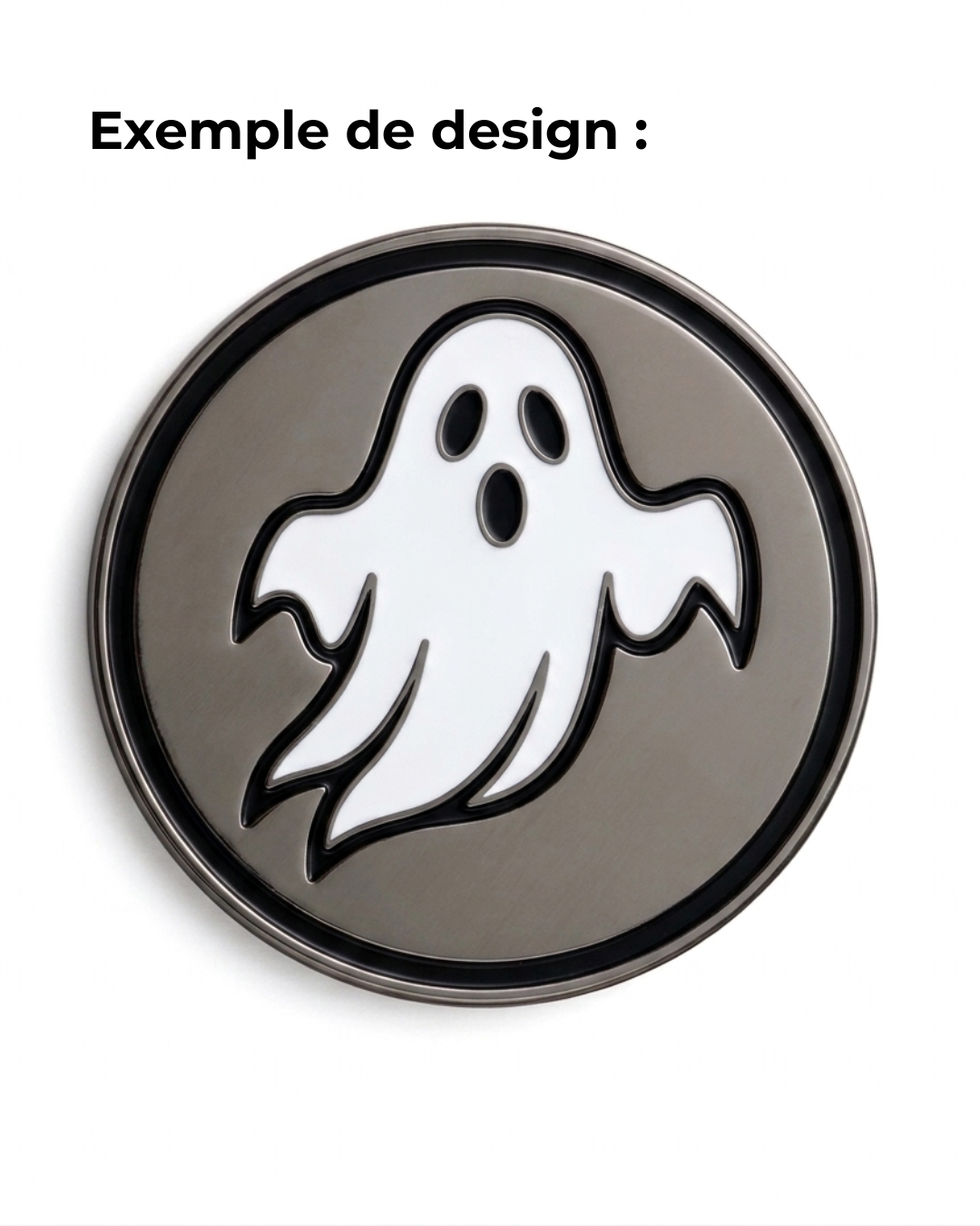 Marque Balle Personnalisable Inox Noir – Image 2
